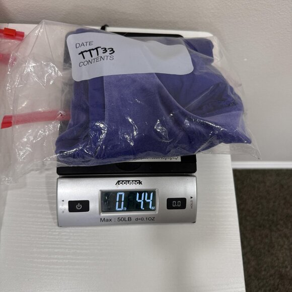 Athleta Sports Bra Womens Large Purple Velour Scoop Neck Twist Back Yoga Top - Picture 7 of 7